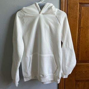 plain white hoodie!